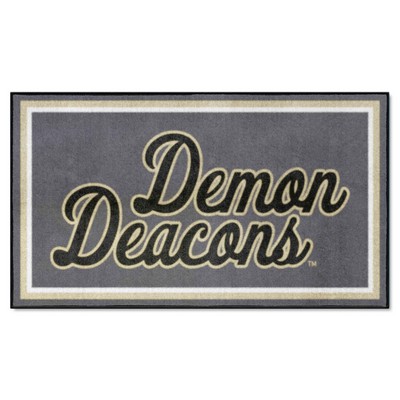 Fan Mats  LLC Wake Forest Demon Deacons 3x5 Rug Gray