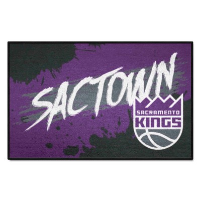 Fan Mats  LLC Sacramento Kings Starter Mat Slogan Purple