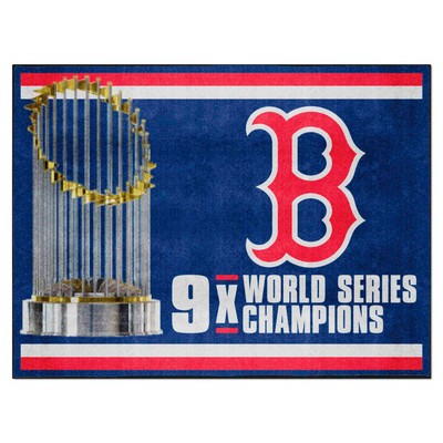 Fan Mats  LLC Boston Red Sox 8x10 Rug Dynasty Blue