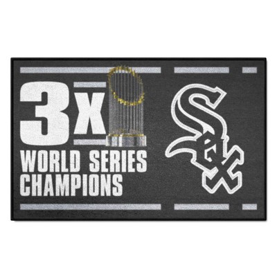 Fan Mats  LLC Chicago White Sox Starter Mat Black