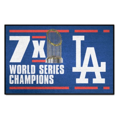 Fan Mats  LLC Los Angeles Dodgers Starter Mat Dynasty Blue