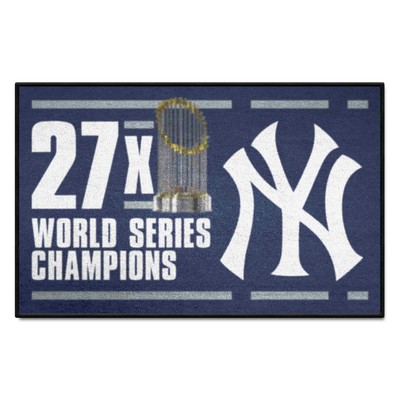 Fan Mats  LLC New York Yankees Starter Mat Dynasty Blue