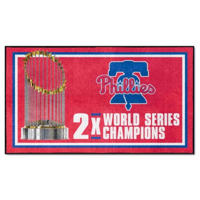 Fan Mats  LLC Philadelphia Phillies 3x5 Rug Dynasty Red