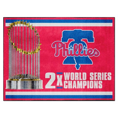 Fan Mats  LLC Philadelphia Phillies 8x10 Rug Dynasty Red