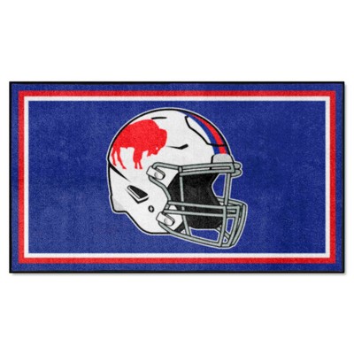 Fan Mats  LLC Buffalo Bills 3x5 Rug Retro Blue