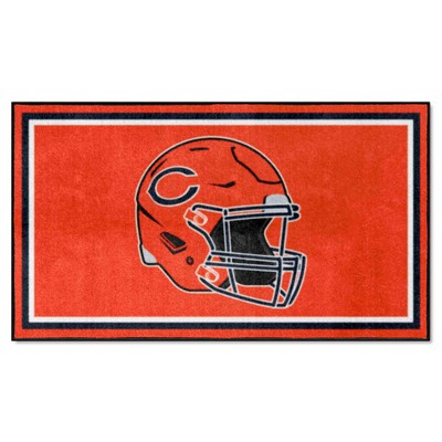 Fan Mats  LLC Chicago Bears 3x5 Rug Orange