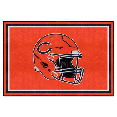 Fan Mats  LLC Chicago Bears 5x8 Rug Orange