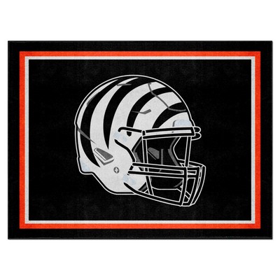 Fan Mats  LLC Cincinnati Bengals 8x10 Rug Black