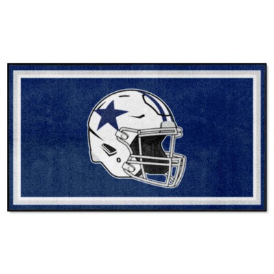 Fan Mats  LLC Dallas Cowboys 3x5 Rug Retro Blue