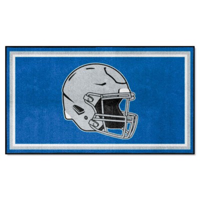 Fan Mats  LLC Detroit Lions 3x5 Rug Retro Blue