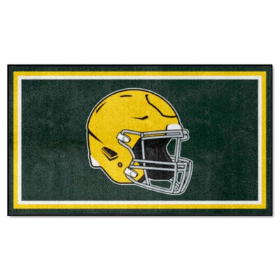 Fan Mats  LLC Green Bay Packers 3x5 Rug Retro Green