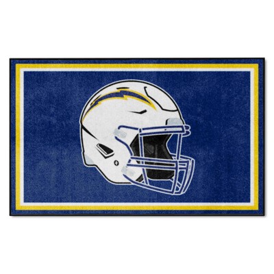 Fan Mats  LLC Los Angeles Chargers 4x6 Rug Navy