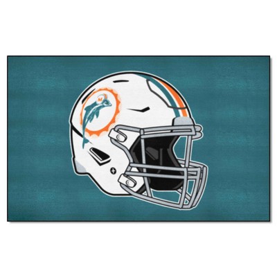 Fan Mats  LLC Miami Dolphins Ulti-Mat Retro Teal