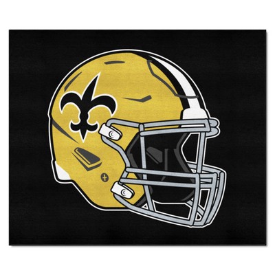 Fan Mats  LLC New Orleans Saints Tailgater Mat Retro Black