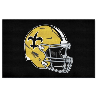 Fan Mats  LLC New Orleans Saints Ulti-Mat Retro Black