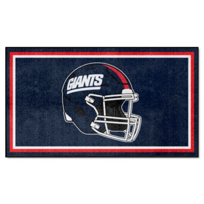 Fan Mats  LLC New York Giants 3x5 Rug Retro Blue