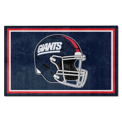 Fan Mats  LLC New York Giants 4x6 Rug Retro Blue