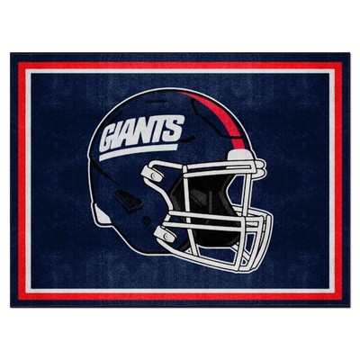 Fan Mats  LLC New York Giants 8x10 Rug Retro Blue