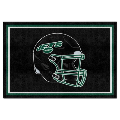 Fan Mats  LLC New York Jets 5x8 Rug Black