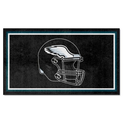 Fan Mats  LLC Philadelphia Eagles 3x5 Rug Black