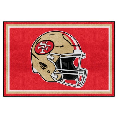 Fan Mats  LLC San Francisco 49ers 5x8 Rug Retro Red