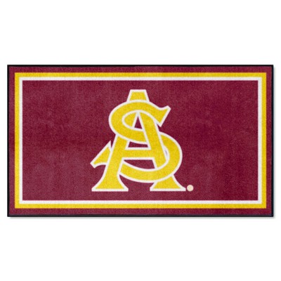 Fan Mats  LLC Arizona State Sun Devils 3x5 Rug Maroon