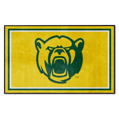 Fan Mats  LLC Baylor Bears 4x6 Rug Yellow