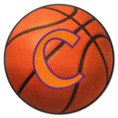 Fan Mats  LLC Clemson Tigers Basketball Mat Orange