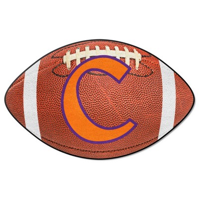 Fan Mats  LLC Clemson Tigers Football Mat Brown