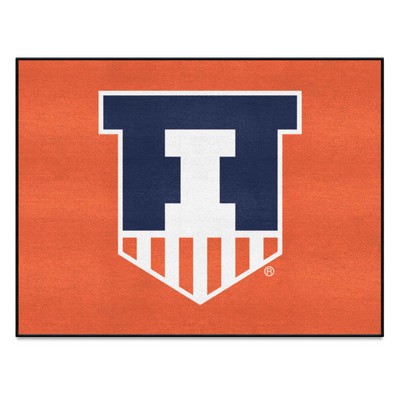 Fan Mats  LLC Illinois Illini All-Star Mat Orange