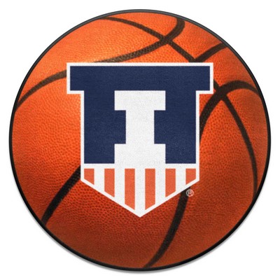 Fan Mats  LLC Illinois Illini Basketball Mat Orange