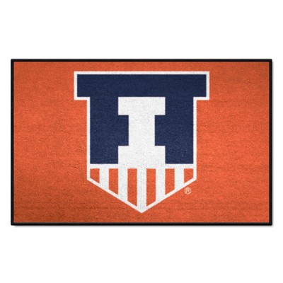 Fan Mats  LLC Illinois Illini Starter Mat Orange