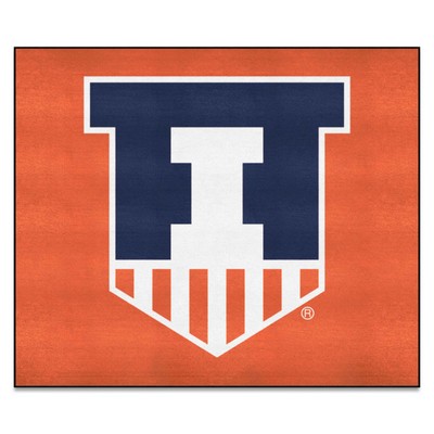 Fan Mats  LLC Illinois Illini Tailgater Mat Orange