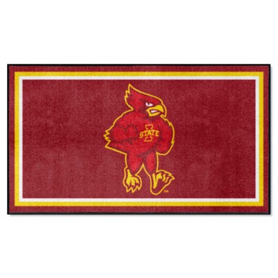 Fan Mats  LLC Iowa State Cyclones 3x5 Rug Red