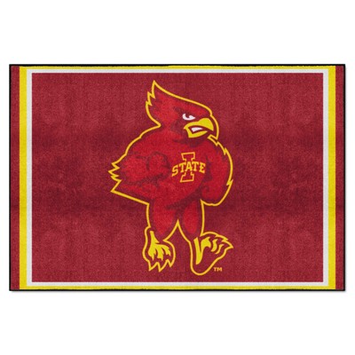 Fan Mats  LLC Iowa State Cyclones 5x8 Rug Red