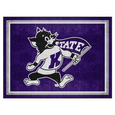 Fan Mats  LLC Kansas State Wildcats 8x10 Rug Purple