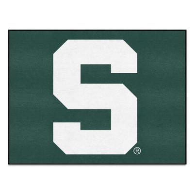 Fan Mats  LLC Michigan State Spartans All-Star Mat Green