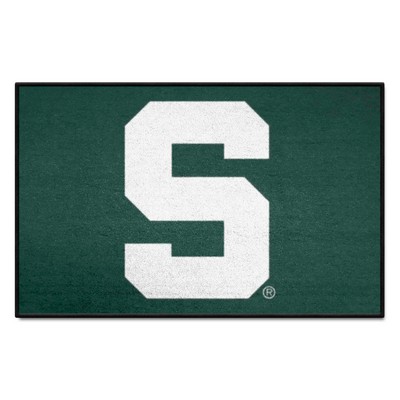 Fan Mats  LLC Michigan State Spartans Starter Mat Green