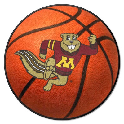 Fan Mats  LLC Minnesota Golden Gophers Basketball Mat Orange