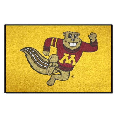 Fan Mats  LLC Minnesota Golden Gophers Starter Mat Gold