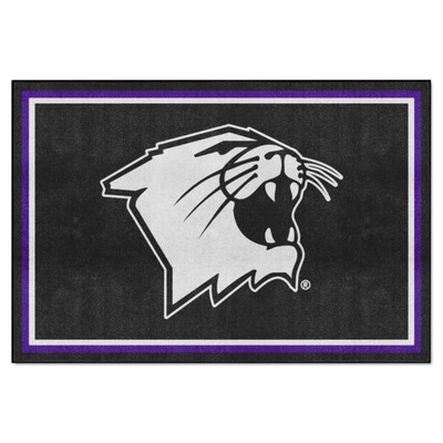 Fan Mats  LLC Northwestern Wildcats 5x8 Rug Purple