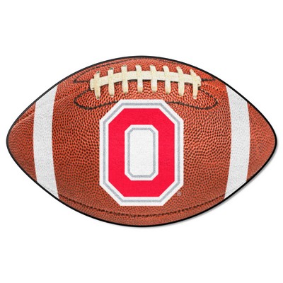 Fan Mats  LLC Ohio State Buckeyes Football Mat Brown