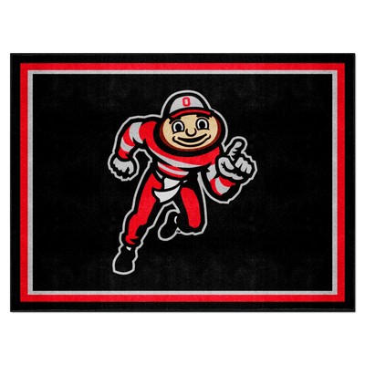 Fan Mats  LLC Ohio State Buckeyes 8x10 Rug Black