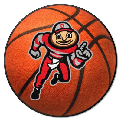 Fan Mats  LLC Ohio State Buckeyes Basketball Mat Orange