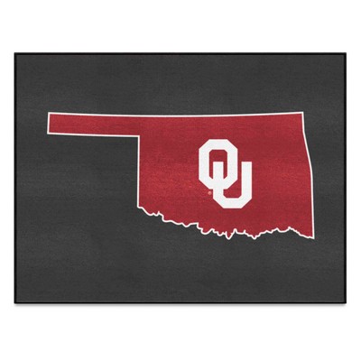 Fan Mats  LLC Oklahoma Sooners All-Star Mat Black