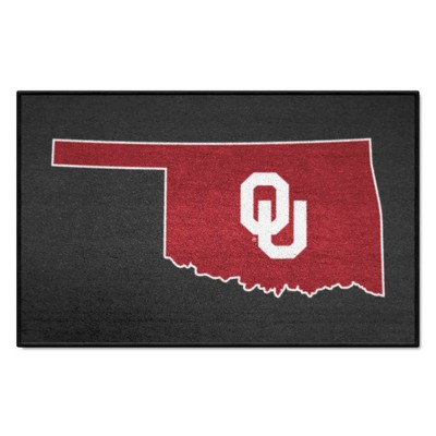 Fan Mats  LLC Oklahoma Sooners Starter Mat Black