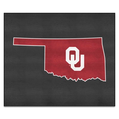 Fan Mats  LLC Oklahoma Sooners Tailgater Mat Black