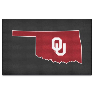 Fan Mats  LLC Oklahoma Sooners Ulti-Mat Black