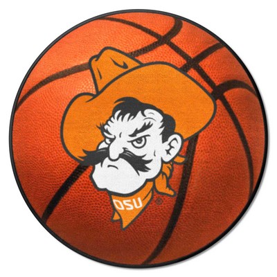 Fan Mats  LLC Oklahoma State Cowboys Basketball Mat Orange