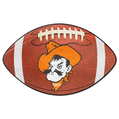 Fan Mats  LLC Oklahoma State Cowboys Football Mat Brown